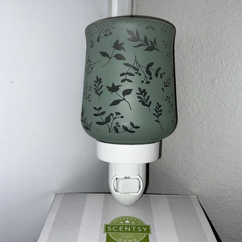 Scentsy Sage Advice Mini Plug-In Wax Warmer Aromatherapy
